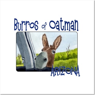 Burros of Oatman, Arizona Posters and Art